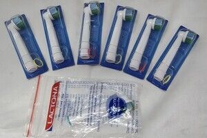 LOT OF 7 Oral-B Precision Clean X-Filament Replacement Brush Heads SEALED Loose